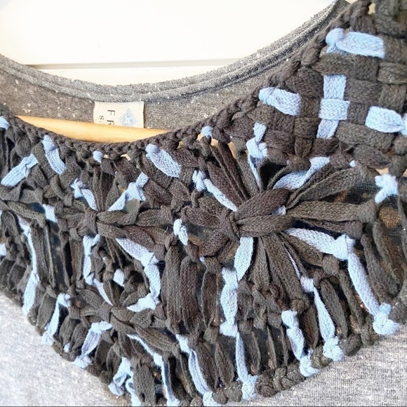 Free People Crochet Neckline Asymmetrical Dress - Picture 8 of 15